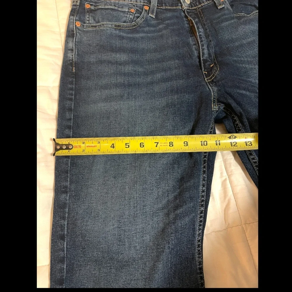 Levis 514 Jeans Mens 36x30 Blue Denim Straight Leg Regular Fit Medium Wash EUC